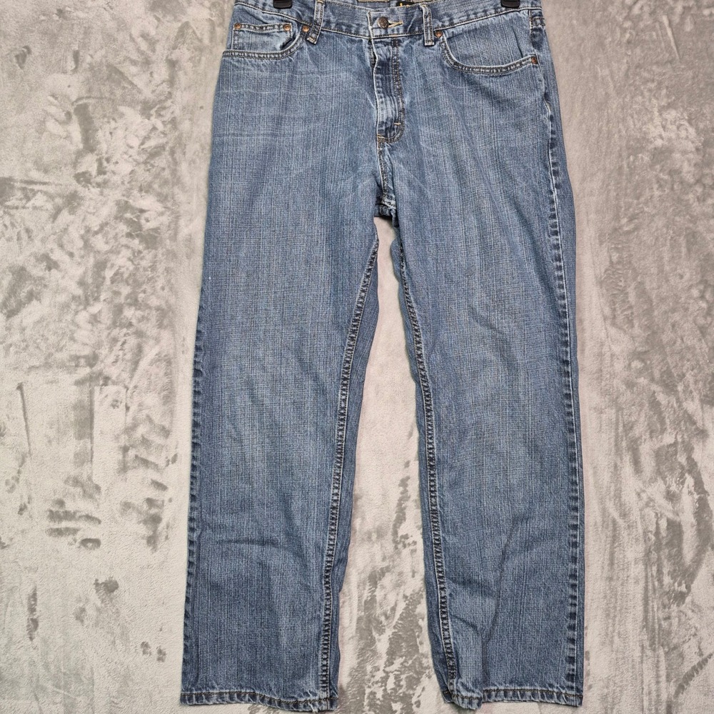 Lee Premium Select Relaxed Fit Jeans Mens 34x30 Blue Denim 102006557